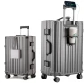 Thumbnail Hard Shell Checked Suitcase with Aluminum Frame — Smart Luggage, HotWay