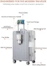 Thumbnail Hard Shell Checked Suitcase with Aluminum Frame — Smart Luggage, HotWay