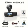 3-Channel WiFi Car DVR with 1080P Triple Camera, LIAESMART