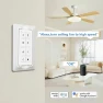 Thumbnail Ceiling Fan Remote Control Kit with Light Dimmer — Smart Fan, UBORSY