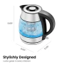 Thumbnail Electric Kettle with Infuser, Auto Shut Off, and LED Light — Electric Kettle, Chefman