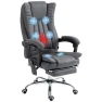 Thumbnail 6 Point Vibration Massage Office Chair with Heat, Adjustable Height, Reclining Backrest and Retractable Footrest — Smart Chairs, Vinsetto