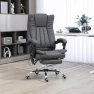 Thumbnail 6 Point Vibration Massage Office Chair with Heat, Adjustable Height, Reclining Backrest and Retractable Footrest — Smart Chairs, Vinsetto