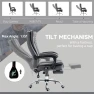 Thumbnail 6 Point Vibration Massage Office Chair with Heat, Adjustable Height, Reclining Backrest and Retractable Footrest — Smart Chairs, Vinsetto