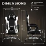 Thumbnail Ergonomic Gaming Chair with Footrest — Smart Chairs, Dowinx