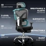 Thumbnail Ergonomic Office Chair with Footrest — Smart Chairs, TECHREST