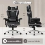 Thumbnail Heated Massage Office Chair with Foot Rest — Smart Chairs, Mvpipi