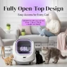 Thumbnail Open-Top Automatic Litter Box with App Control and Fragrance Dispenser — Self-Cleaning Litter Box, NIKOMART