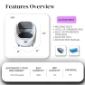 Thumbnail Open-Top Automatic Litter Box with App Control and Fragrance Dispenser — Self-Cleaning Litter Box, NIKOMART