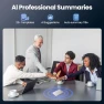 Thumbnail AI Voice Recorder with Transcription and Summarization — Translator Device, Amazebra
