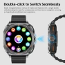 Thumbnail 1.53-inch Display 2-in-1 Smart Sports Watch with TWS Bluetooth Earphones — Fitness Tracker