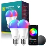 Thumbnail Color Changing Dimmable Smart WiFi and Bluetooth Light Bulbs — Smart Light Bulb, Meliya