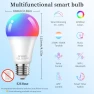 Thumbnail Color Changing Dimmable Smart WiFi and Bluetooth Light Bulbs — Smart Light Bulb, Meliya