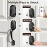 Thumbnail WiFi Smart Door Lock with Keypad and Handle Set — Smart Lock, VCHOO