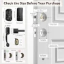 Thumbnail WiFi Smart Door Lock with Keypad and Handle Set — Smart Lock, VCHOO