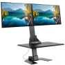 Thumbnail Double Monitor Electric Standing Desk Converter — Standing Desk, Mount-It!