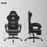 Thumbnail Ergonomic Gaming Chair with Lumbar Massage — Smart Chairs, NIONIK