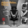 Thumbnail Ergonomic Mesh Office Chair with 3D Adjustable Lumbar Support and 3D Armrests — Smart Chairs, HOLLUDLE