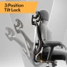 Thumbnail Ergonomic Mesh Office Chair with 3D Adjustable Lumbar Support and 3D Armrests — Smart Chairs, HOLLUDLE