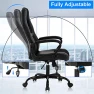 Thumbnail Gaming Chair with Massage, Ergonomic High Back, Adjustable — Smart Chairs, Dkeli