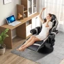 Thumbnail Gaming Chair with Massage, Reclining Backrest, and Retractable Footrest — Smart Chairs, Goplus