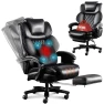 Thumbnail Kneading Massage Office Chair with Footrest — Smart Chairs, BLISNEST