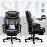 Thumbnail Kneading Massage Office Chair with Footrest — Smart Chairs, BLISNEST