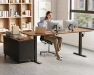 Thumbnail L Shaped Electric Standing Desk with Drawers & File Cabinet Sets — Standing Desk, OffiGo