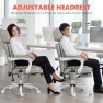 Thumbnail Massage Office Chair with Lumbar Heat, Ergonomic Executive Desk Chair with Adjustable Headrest, Vibration, Reclining,... — Massage Chairs, HOMCOM
