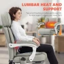 Thumbnail Massage Office Chair with Lumbar Heat, Ergonomic Executive Desk Chair with Adjustable Headrest, Vibration, Reclining,... — Massage Chairs, HOMCOM