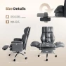 Thumbnail Office Chair with Flip Armrests and Foot Rest — Smart Chairs, HOMRELEXA