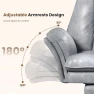 Thumbnail Office Chair with Flip Armrests and Foot Rest — Smart Chairs, HOMRELEXA