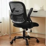 Thumbnail Office Computer Desk Chair, Ergonomic Mid-Back Mesh Rolling Work Swivel Task Chair with Wheels, Comfortable Lumbar... — Smart Chairs, Sweetcrispy