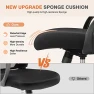 Thumbnail Office Computer Desk Chair, Ergonomic Mid-Back Mesh Rolling Work Swivel Task Chair with Wheels, Comfortable Lumbar... — Smart Chairs, Sweetcrispy