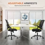 Thumbnail Office Computer Desk Chair, Ergonomic Mid-Back Mesh Rolling Work Swivel Task Chair with Wheels, Comfortable Lumbar... — Smart Chairs, Sweetcrispy