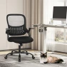 Thumbnail Office Computer Desk Chair, Ergonomic Mid-Back Mesh Rolling Work Swivel Task Chair with Wheels, Comfortable Lumbar... — Smart Chairs, Sweetcrispy