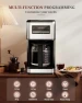 Thumbnail Programmable Drip Coffee Maker with Timer, Keep Hot Plate & Reusable Filter — Coffee Maker, Kismile