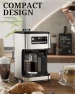 Thumbnail Programmable Drip Coffee Maker with Timer, Keep Hot Plate & Reusable Filter — Coffee Maker, Kismile