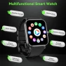 Thumbnail Smart Watch with Bluetooth Calls, 5 ATM Waterproof, 24/7 Health Monitoring — Smart Watch, QONBINK