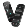 Thumbnail Voice Recorder with Playback, 80GB Memory, Real-Time Transcription and AI Summary — Translator Device, Mipeggy
