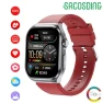NFC ECG HRV Smartwatch with AMOLED Display and Bluetooth Calling — Smart Watch, SACOSDING