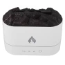 7 Colors Lights Fine Mist Simulated Flame Smart Timer Super Quiet USB Charging Humidifier — Essential Oil Diffuser, DQ-Home-N