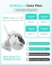 Thumbnail 4G LTE Cellular Security Camera Outdoor, Solar Powered, 2K Color Night Vision, 360° PTZ, PIR Motion Detection, 2 Pack — Security Camera, LIWAN