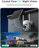 Thumbnail 4G LTE Cellular Security Camera Outdoor, Solar Powered, 2K Color Night Vision, 360° PTZ, PIR Motion Detection, 2 Pack — Security Camera, LIWAN