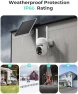 Thumbnail 4G LTE Cellular Security Camera Outdoor, Solar Powered, 2K Color Night Vision, 360° PTZ, PIR Motion Detection, 2 Pack — Security Camera, LIWAN