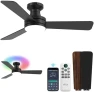 Thumbnail RGB Ceiling Fan with Light — Smart Fan, Homlit