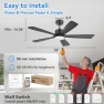 Thumbnail Smart Ceiling Fan with Lights — Smart Fan, GentleBreeze
