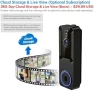 Thumbnail Wireless Wi-Fi Surveillance Camera with Doorbell — Video Doorbell, Crashirano