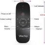 Thumbnail Air Mouse Remote Control with Keyboard — Bluetooth Keyboard, WeChip