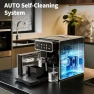 Thumbnail Automatic Espresso Machine with Grinder and Milk Frother — Coffee Maker, LINKLIFE